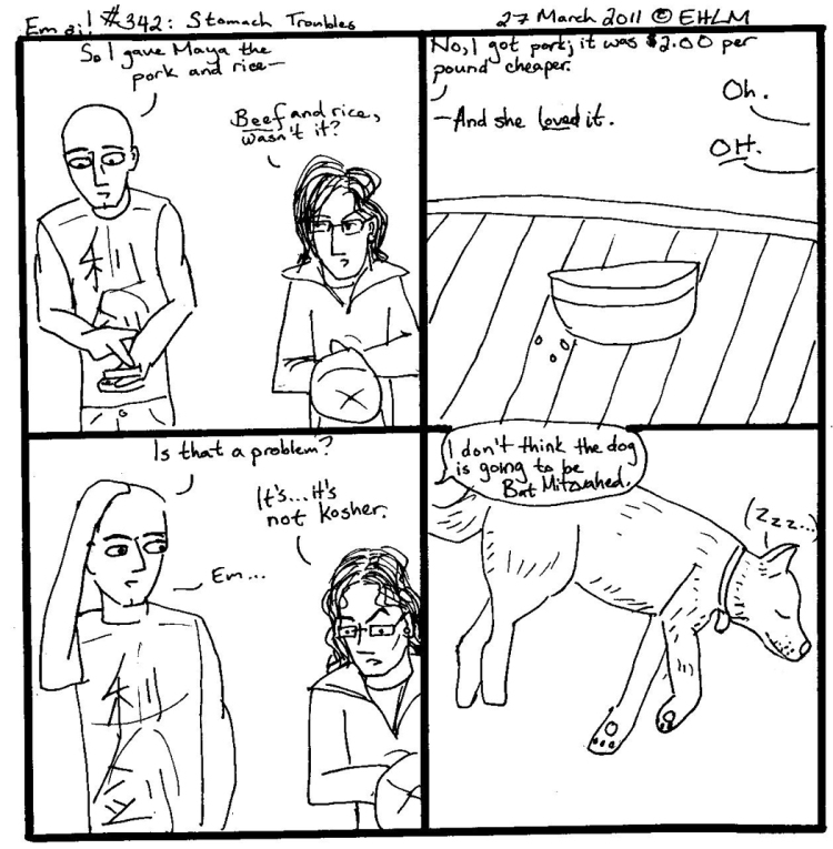 Last comic about the dog, I swear.
