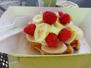 Amazing Post-Race Liege Waffle at Bruges (SLC-Area Waffle Stand)