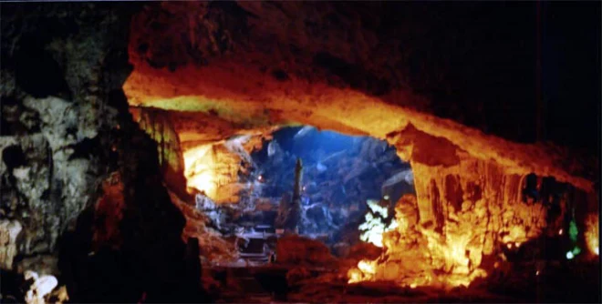 Cave in Ha Long Bay, Viet Nam