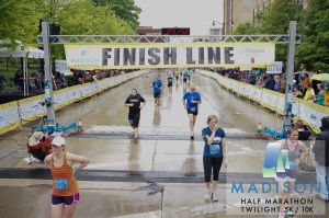 The finish line taken by a professional photographer (credit to Focal Flame Photography